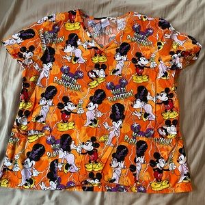 Disney scrub top